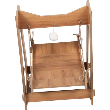 Indoor Cat Swing, Simple Cat Sleeping Bed, Floor Swing (1/5)
