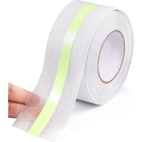 5cm x 10m Glow in the Dark Non-Slip Adhesive Stair Treads (1/5)