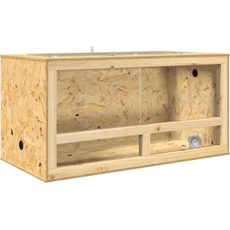 Terrarium Braun 100 x 50 x 50 cm OSB vidaXL