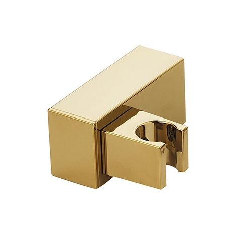 Support de pommeau de douche - Or - 69 mm - Angle d'inclinaison - Matériau ABS (1/2)