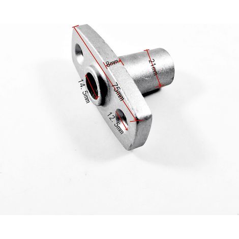 Propeller bracket made of cast aluminum for marine applications, propeller foot retaining ring, accessories for ship and yacht decks
