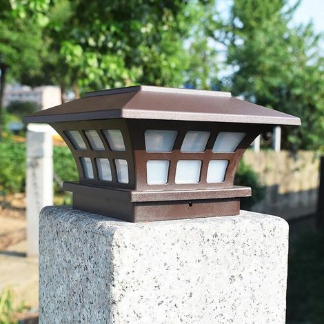 Farola solar decorativa impermeable para jardín. (1/4)