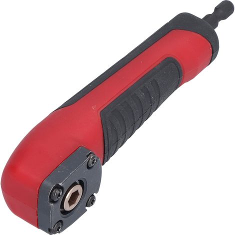 Adaptateur de perceuse d'angle en acier inoxydable pour tournevis électrique, outil de tournage, accessoire à angle droit (1/5)