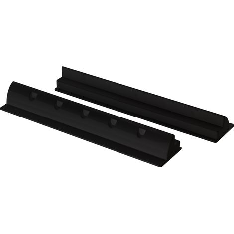 Kit De Montage Latéral 2 X 680 Mm Pour Panneaux Solaires Et Systèmes De Fixation Polyvalents, Couleur Noire, Structure Robuste Et Résistante (1/2)