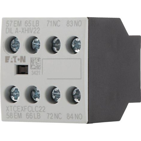 Modulo contatto ausiliario Eaton DILA-XHIV22 nero bianco (1/4)