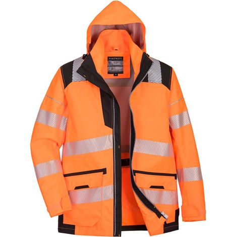 Parka PW3 haute visibilité 5-en-1 PORTWEST Orange L (1/2)