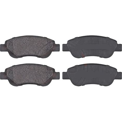 KIT PASTIGLIE FRENO ANTERIORI compatibile con TOYOTA AYGO (B1) / PASTIGLIE FRENANTI AUTO OEM P 61 081, / SOSTITUZIONE DIRETTA / BASSA POLVERE / SILENZIOSO