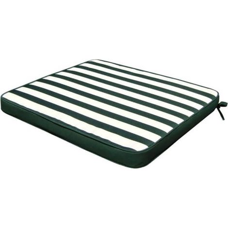Cuscino quadrato in poliestere impermeabile e sfoderabile 40x40 cm per sedia -  DarkOliveGreen