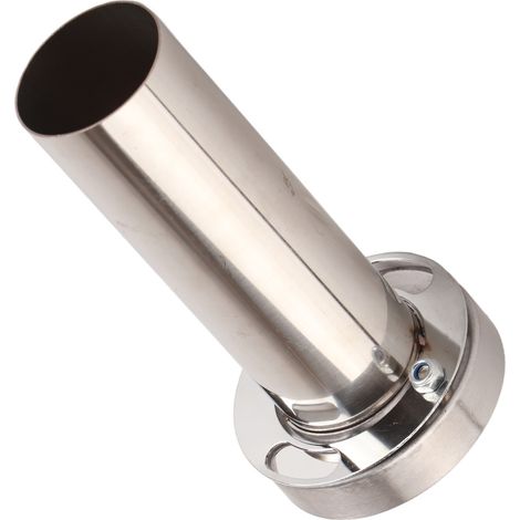 Silencieux d'échappement rond universel réglable de 85 mm avec tuyau d'échappement détachable. (1/5)