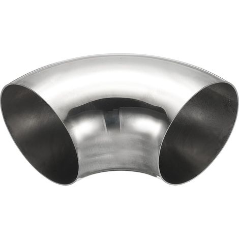 Coude À 90 Degrés Mandriné, 70mm OD D'Échappement En Acier Raccord De Tuyauterie Inoxydable 304 pour Tuyau Main Courante D'Escalier HVAC - 102mm (1/5)