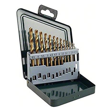 Bosch Professional 2607019436 - Set con 13 punte in metallo, rivestite in titanio (1/4)