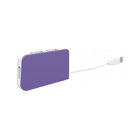 HUB 4 PUERTOS USB APPROX COLOR MORADO APPHT4P
