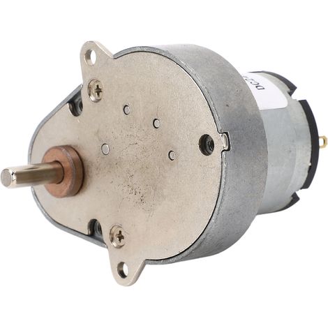 Moteur électrique motoréducteur autobloquant 24V CC alliage aluminium bobine laiton 48E520 10 tr/min (1/5)