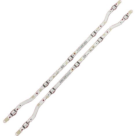Tira de LED de 580 mm de longitud, menos de 60 lúmenes, alimentación CC, material de aluminio, regulable. (1/5)