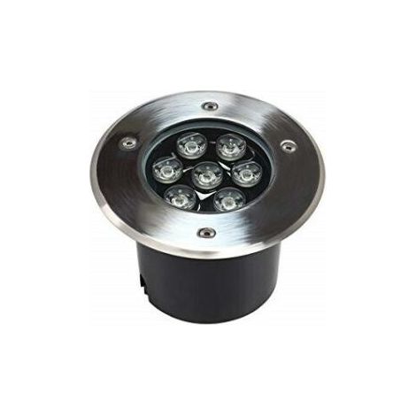7W Faretto Incasso 7 LED da Esterno 220v Segnapasso Calpestabile IP65 Bianco Freddo (1/4)
