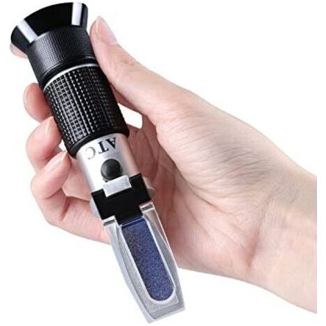 Réfractomètre antigel 4 en 1 pour vérifier le point de congélation des systèmes d'antigel automobile, réfractomètre pour acide de batterie, éthylène-propylène glycol (1/5)