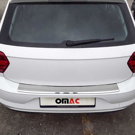 OMAC Ladekantenschutz für VW Polo mk6 Schrägheck 2017-2026 Edelstahl Chrom (1/5)