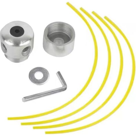 Tête de coupe en aluminium pour débroussailleuses 4 temps à corps transversal – Accessoire d'entretien – Tête de coupe en aluminium silencieuse (1/2)