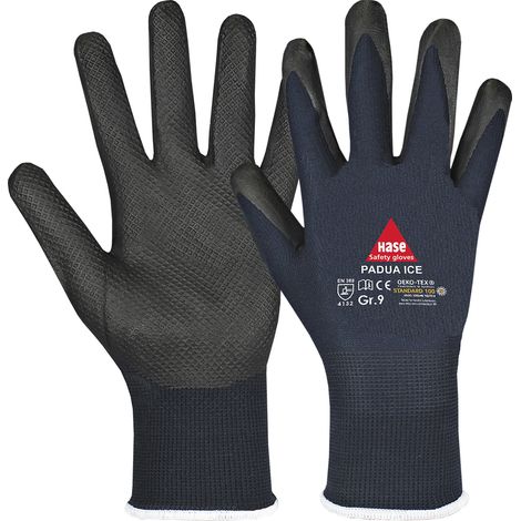Hase PADUA ICE, Montagehandschuh aus Nylon/Nitrilschaum, Größe 6 12 Stk
