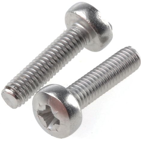 Vis à métaux RS PRO M3 à tête Cylindrique Pozidriv en Acier Inoxydable, 12mm ( Prix pour Boîte de 100 )