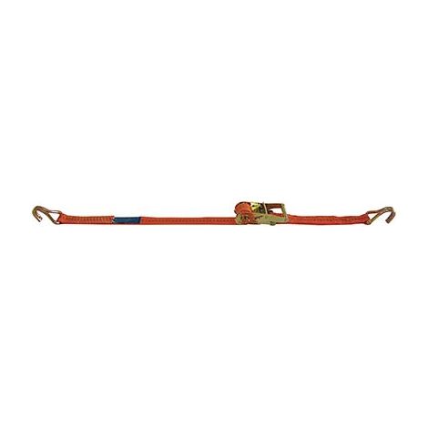 CINGHIA A TRAZIONE 2 UNCINI + CRIC 8181 ROBUR  L.MT 6,0 H.MM 35 KG 1000