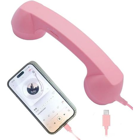 Auriculares para teléfono móvil de estilo retro - Llamadas cómodas - Tecnología retro clásica - Llamadas nítidas - Tono ajustable - Auriculares retro (1/4)