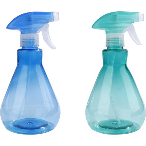 Flacon Pulvérisateur - 500 ml - Buse Réglable MIST/STREAM/OFF - Joint Étanche - Pour Nettoyage Jardinage Alimentation - 2 Pièces