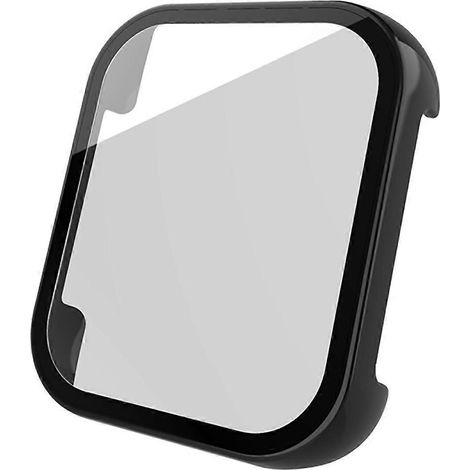 Coque de protection d'écran anti-rayures pour Apple Watch Series 2 42/46 mm - Boîtier monobloc - Noir (1/5)