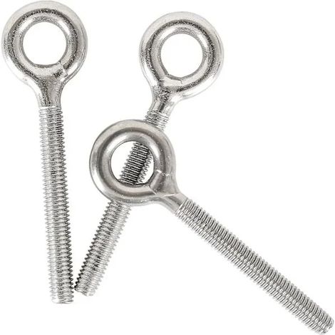 Filiyano-Boulon à œillet M8, boulon à collet long, acier inoxydable 304, vis à spirale soudée fermée, tige filetée, boulon à œillet pour usage (1/5)