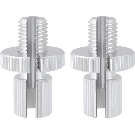 M10 x 1.25 Clutch Cable Line Adjustment Screw for Motorcycle Bicycle Scooter ATV Silver 2 Pcs (1/5)