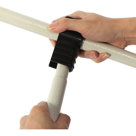 Portant à vêtements robuste et réglable à 4 barres pour la maison, simple et élégant, pour penderie ou chambre. (1/5)