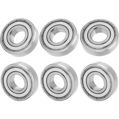 10 roulements à billes S6001ZZ 28x12x8 mm en acier inoxydable pour concasseurs, tamis vibrants et machines d'impression (1/5)