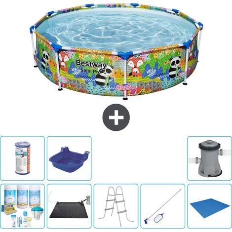 Bestway Bestway Steel Pro Ronde - Animaux - 274x66 cm - 9-pièces S21629 (1/5)