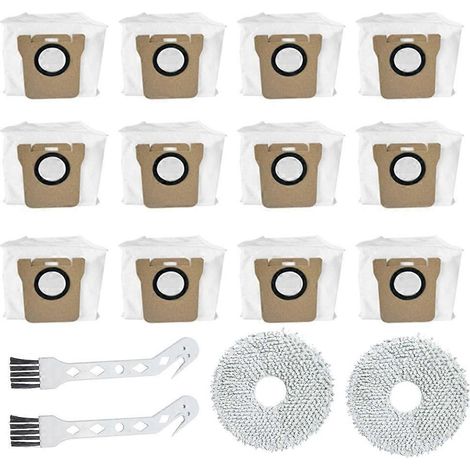 Accessoires pour aspirateur robot Xiaomi X20+/X10+/X10 PLUS : sac à poussière de rechange, brosse (1/5)