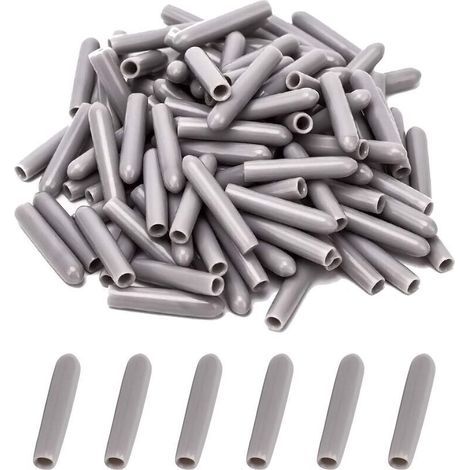 Couvercles pour lave-vaisselle inox gris – Lot de 100 pièces pour protéger les picots des paniers, compatible avec tous modèles (1/5)