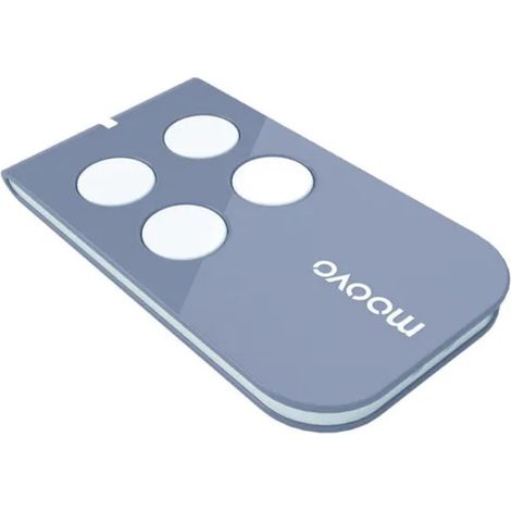 Télécommande portail 4 canaux 433.92 MHz – Émetteur pour motorisations – Compatible avec dispositifs MOOVO – Pile CR2032 incluse – Maisange (1/2)