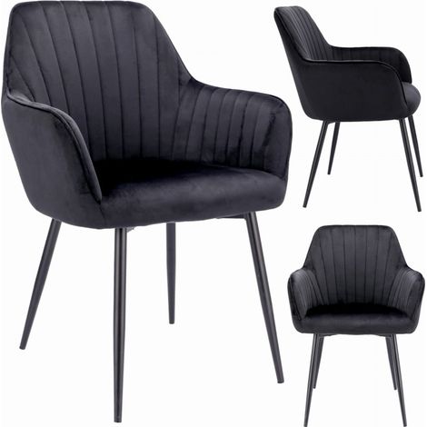 Chaise CORA noire (1/4)