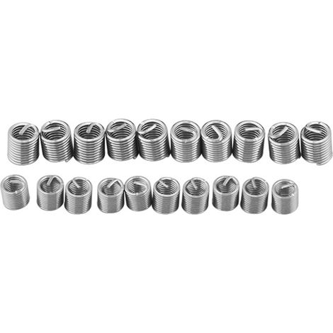 60-teiliges Gewindereparaturset aus Edelstahl M3 M4 M5 M6 M8 M10 M12 (1/5)