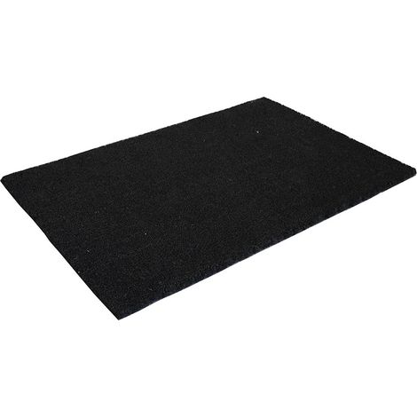 Kokos-Fussmatte - Schwarz - 40x60 cm