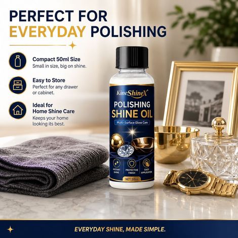 KineShineX Multi-functional Polishing Oil: Quickly restores shine, polishes, and protects in one. (1/4)