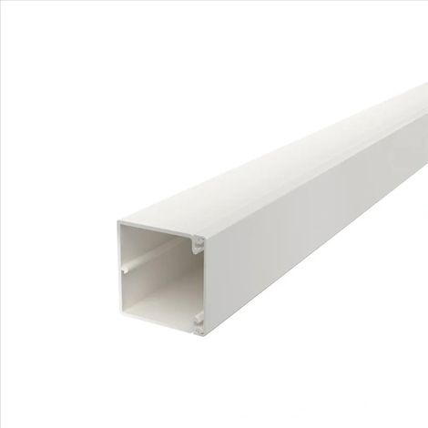 Goulotte murale et de plafond OBO WDK60060RW avec perforation de base 60x60x2000 PVC 6191193 (1/5)