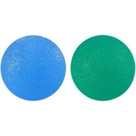 Boules De Thérapie À La Main - VORCOOL - Renforcement Poignée - Bleu - Vert - TPR (1/4)