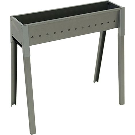 Parrilla de pinchos El Gaucho con patas - DIMENSIONES 50x32xH49 cm. - Brasero: 50x11 cm.