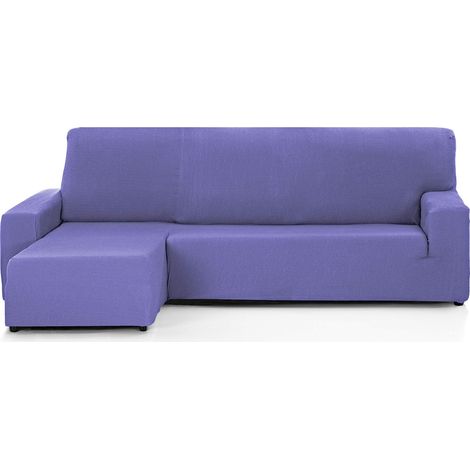 Housse de canapé d'angle en Tissu Lilas Accoudoir Gauche Court (1/5)