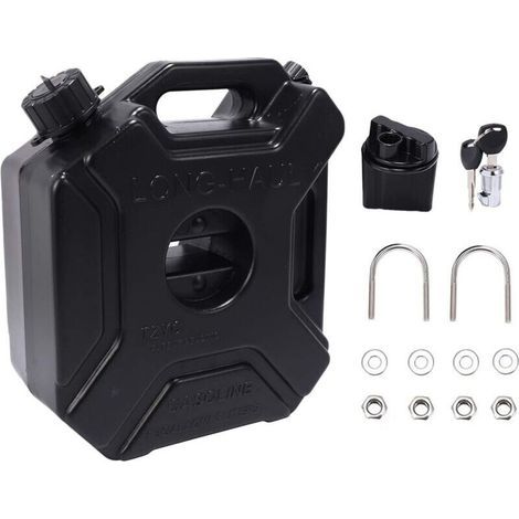 5-Liter-Benzinkanister, schwarz, für Motorrad, ATV, UTV (1/5)