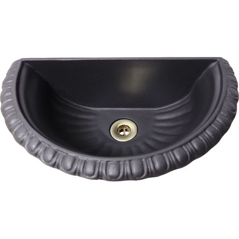 Baignoire murale modèle Liberty pour jardin potager avec bonde en laiton au choix : polie (1/3)