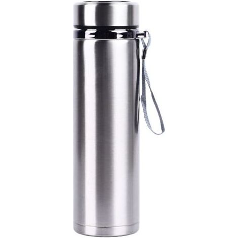 Bouteille isotherme intelligente avec affichage numérique de la température, 1000 ml, en acier inoxydable 304, couleur argent. Idéale pour le sport, les voyages et le bureau. (1/5)