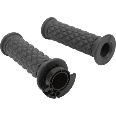 1 paire de poignées d'accélérateur 22 mm, universelles et confortables, compatibles avec les scooters GY6 50cc, 80cc, 125cc et 150cc (noires). (1/5)