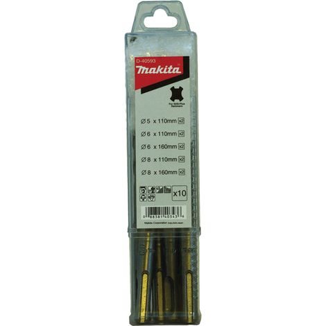 Ensemble de forets pour béton Makita 5/6/8 mm