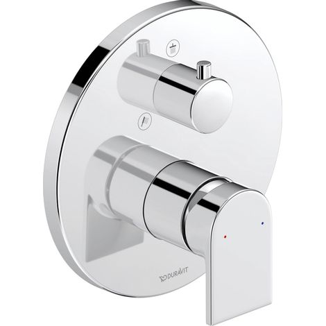 Duravit Tulum mitigeur de douche encastré, rosace ronde, avec (1/3)